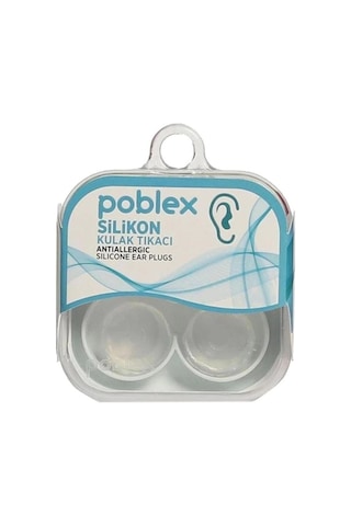 Poblex Antialerjik Silikon 2'li Kulak Tıkacı Renk