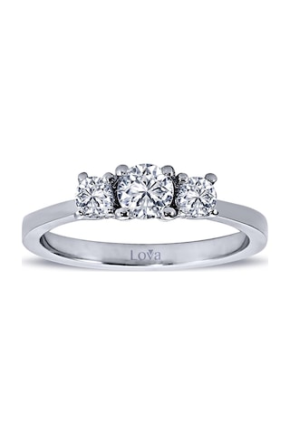 Lova 0,50 Karat Pırlanta Tria Yüzük - 1030132
