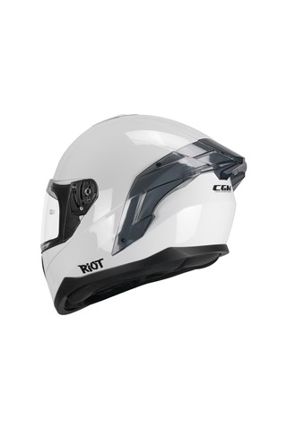 Cgm 330a Rıot Sport Kapalı Kask Spoyler Beyaz -l