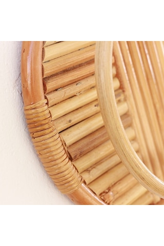 Bohem Rattan Banyo Havlu Askısı, Askılık, Iskandinav, Modern,