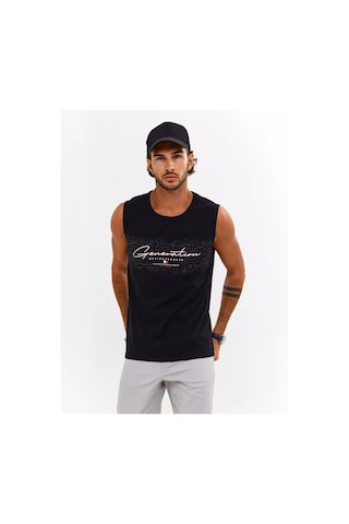 Coffa Spor Baskılı İç Giyim Atleti 178142212 Siyah