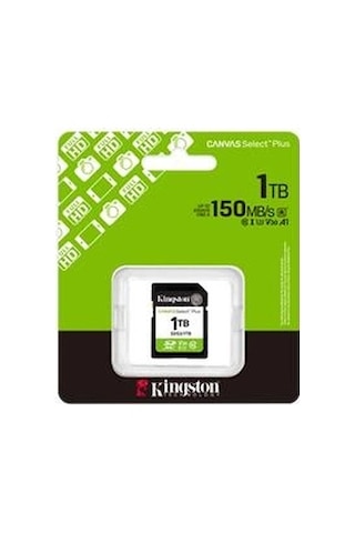 Kingston Sds3-1tb 1tb Sdxc Canvas Select Plus Gen3 150mb-s C10 Uhs-ı U3 V30 Hafıza Kartı Kdo