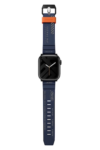 Watch 7 45mm Kordon Skinarma Shokku Silikon Strap Kayış Mavi Mavi