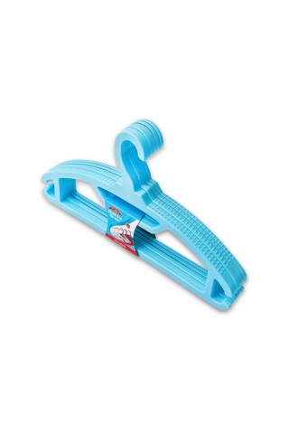 FLORA BÜYÜK BOY STİL ELBİSE ASKISI 6'LI F168 Mavi