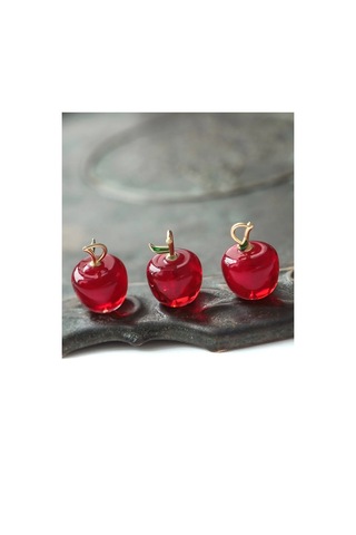 Kafebizu Cam Kolye Ucu Lampwork 2 Adet 19x14 Mm 412166530