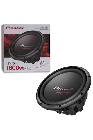 Pioneer Ts-w312d4-1600w Max-500w Rms-profesyonel 30 Cm Çift Bobin Woofer