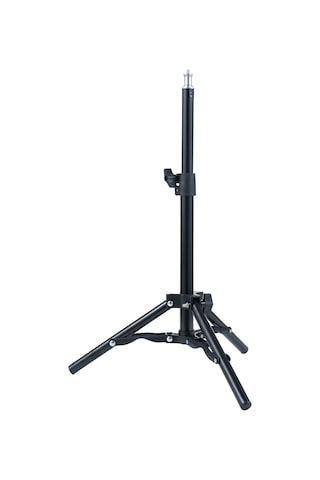 Folinda Fotoğrafçılık Ve Canlı Yayın Işık Ayracı - E27 Ampul Başı, 50cm/200cm Seçenekli Tripod Siyah, L6568-l6575 İle Uyumlu