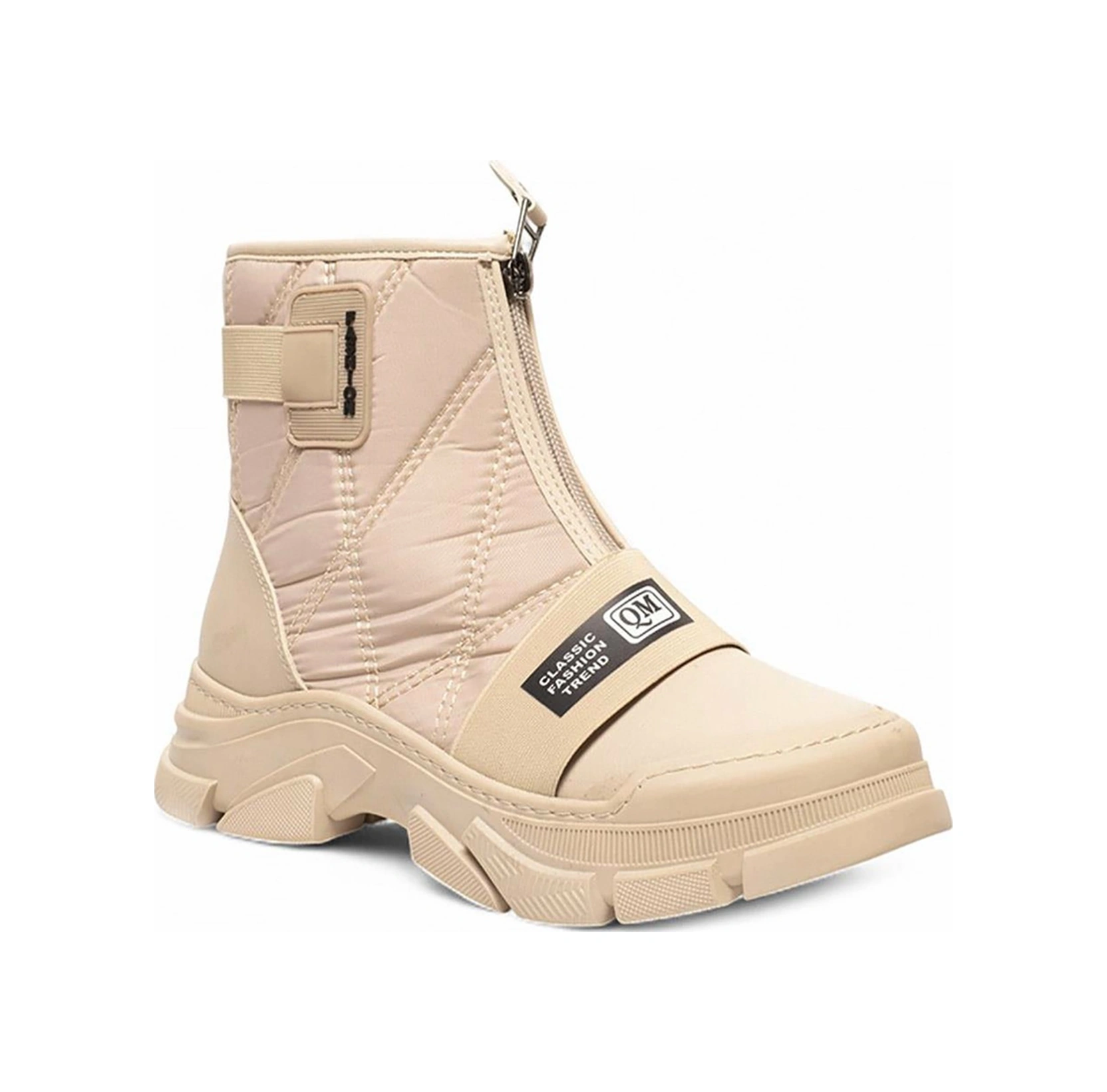 Celira Ten Fermuarlı Paraşüt Termal Kürklü Kadın Bot Ten