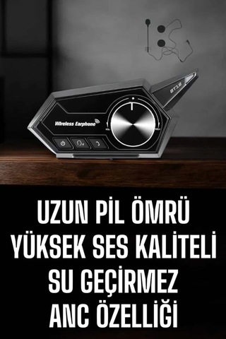 Motorcu Kulaklığı Kask Kulaklığı Anc Özelliği Sesli Görüşme Özelliği 77463187