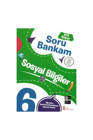 6. Sınıf Ata Süper Sosyal Bilgiler Soru Bankam + Çalışma Kitabım Seti