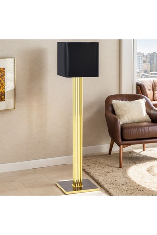 Premium Model Kare Lambader Lüx Aydınlatma Sitemi 37x37 159 Cm Siyah