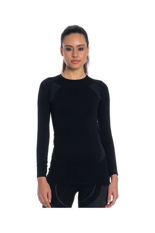 Thermoform Extreme Kadın Seamless Termal Uzun Kollu İçlik Seti Siyah Çok Renkli