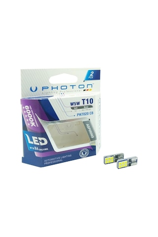 Photon Ampul T10 W5w 6+6 Led 2'li Blister Pht Ph7020 B2 Genel