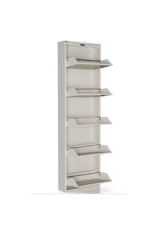 Ceha 5'li Metal Ayakkabılık - Beyaz K.AYK-5 /AB9010