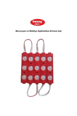 Akvaryum Modül Led Aydınlatma Kırmızı Işık Anahtarlı 5'Li 432002758