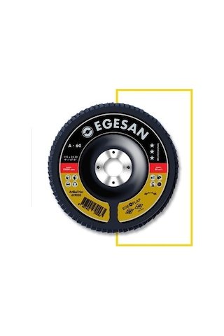 Egesan 115X22,23-60 Kum-Pro Serisi Ao Flap Diskler-10 Ad.