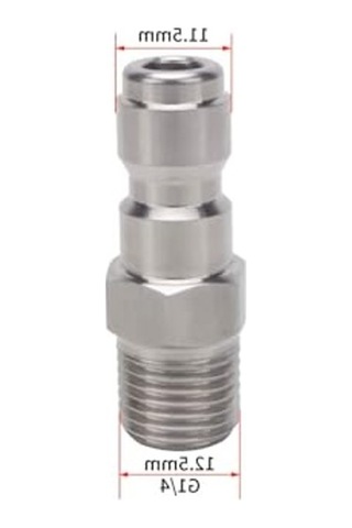 Köpük Aparatları İle Uyumlu 1/4'' Quick Plug Bağlantı Aparatı