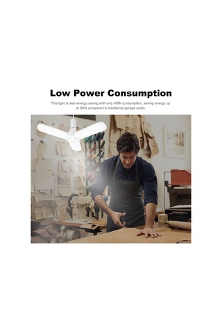 Geeksen 30w 3000lm 6500k Deformasyon Lamba, E27/e26 Yuva, Abs+pc Kasa, Garaj-atölye-iç/ Dış Mekan İçin, 4'lü Paket