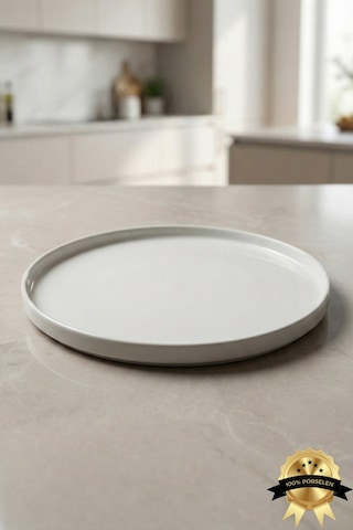 2'li Venüs 24 Cm Porselen Servis Tabağı Kırık Beyaz