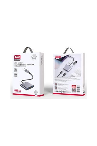 Özel Üretim Bilgisayar Eşyası Teknik Parça Ofis Gereci Type-c 4 Portlu Usb 3.0 Çoklayıcı Hub