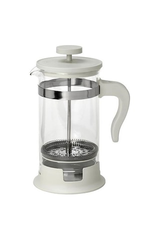 Ikea Upphetta French Press, Paslanmaz Çelik-kırık Beyaz, 1 Lt