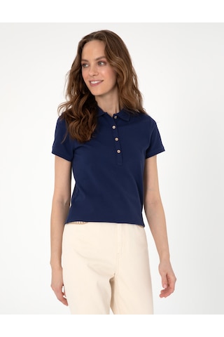 Pierre Cardin Kadın Lacivert Tişört Basic 50325456-vr033