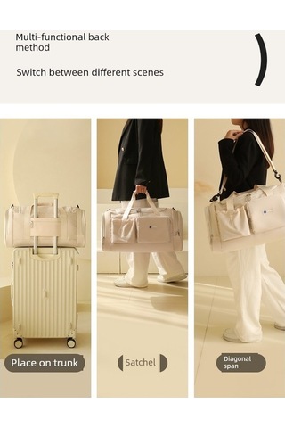 Carrier- Büyük Boy Seyahat Spor Çantası - Gri Um52463-2 Yurt