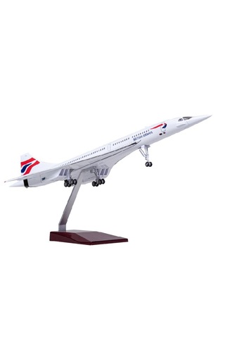 British Airways Concorde Jet Yolcu Uçağı Model Uçak 1/125 Ölçek 50cm