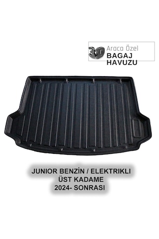 Alfa Romeo Junıor Benzin / Elektrikli Üst Kademe 2024 + Araça Özel 3D Bagaj Havuzu