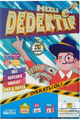 Hızlı Dedektif Oyunu Kutulu