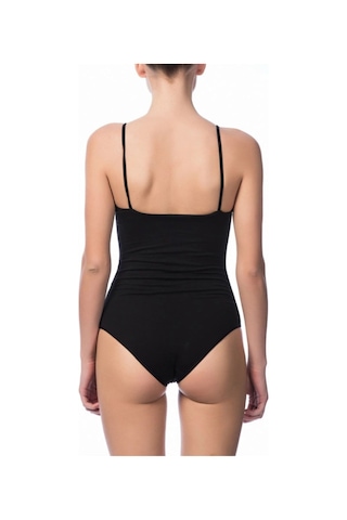 NBB Kadın Beyaz İnce Askılı Çıtçıtlı Body 001