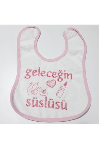 Geleçeğin Süslüsü Su Geçirmez Kız Bebek Önlüğü Çok Renkli