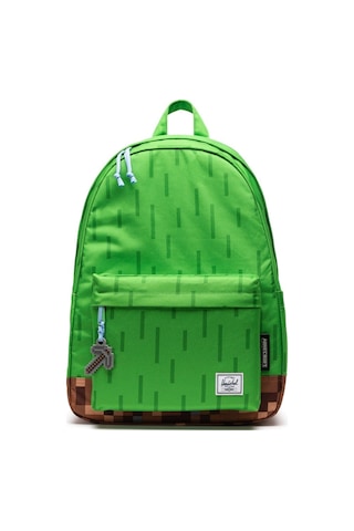 Herschel Supply Co. X Minecraft Classic Xl Su İtici Kumaş Sırt Çantası, 16" Laptop Uyumlu, 30 L-23946 Yeşil - Taba
