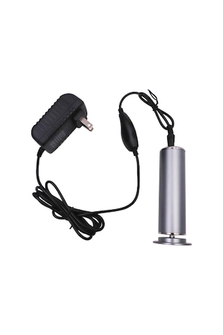 Moveevo Yeni Elektrikli Ayak Öğütücü Güzellik Ayak Aleti Peeling Makinesi Otomatik Peeling Nasır Pedikür Alet Seti Gri Avrupa