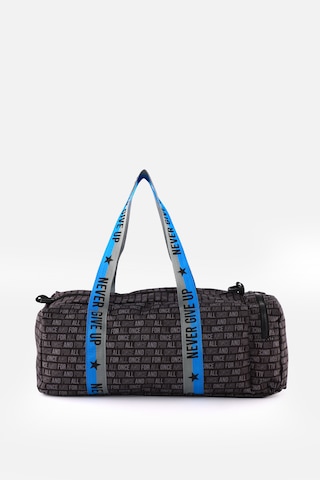 İcone Bag Çocuk Yıldız Logolu Spor Çanta, Çocuk Spor Çanta, Fermuarlı Detaylı Çocuk Spor Çanta Siyah - Gri