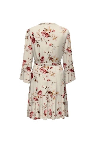 Onlclemmentıne Lıfe 3/4 Dress Wvn Noos Krem Cok Renklı