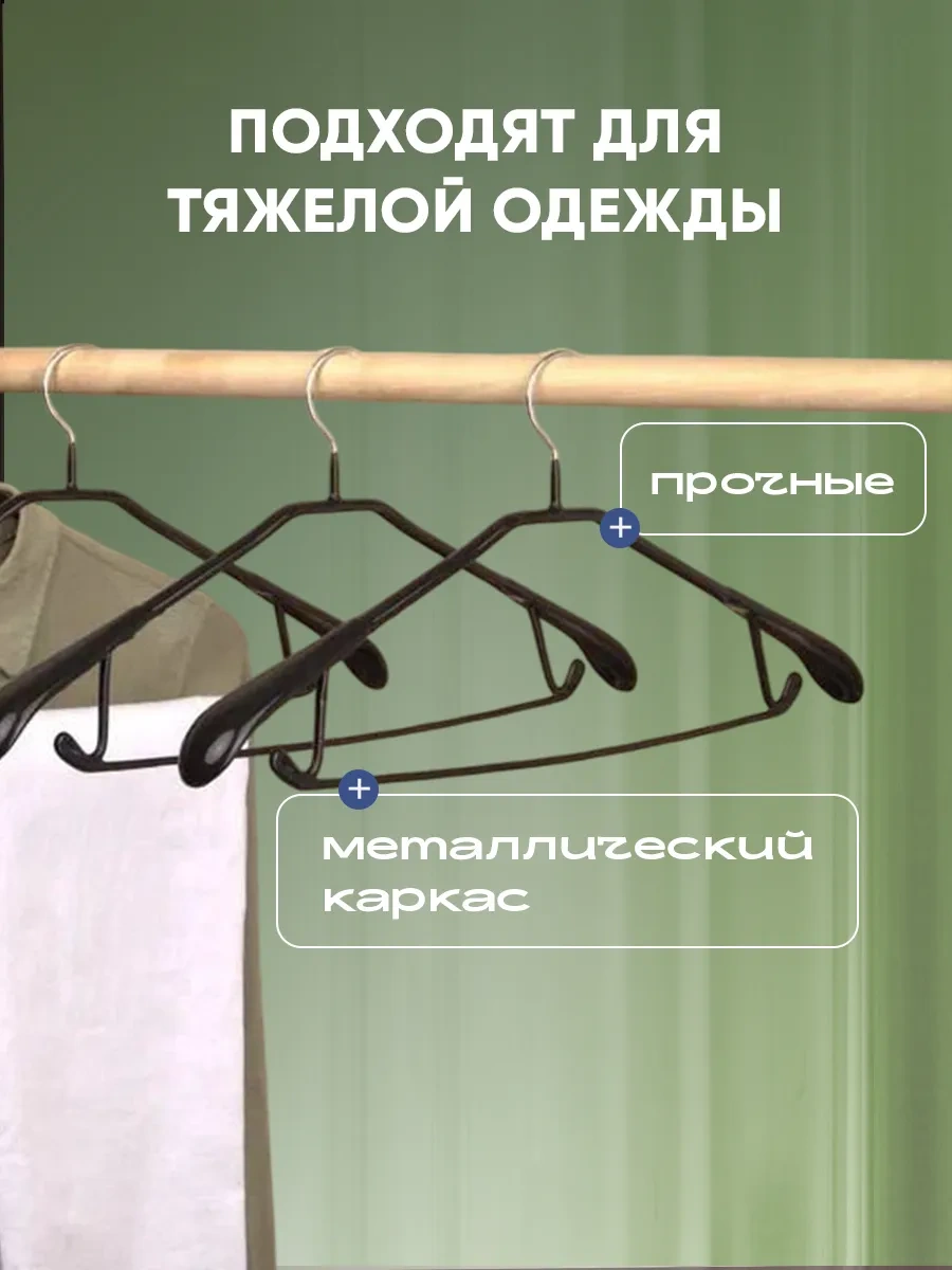 Sfrmarket Kıyafet Askıları Seti Sağlam 5 Adet 149832740 Siyah