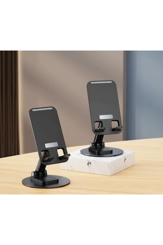 360 Derece Döner Tabanlı Ayarlanabilir Telefon Tablet Masaüstü Standı