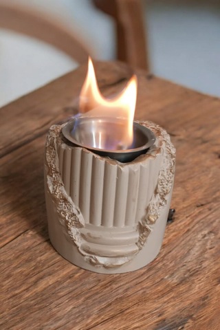 Şık Ve Dekoratif Ateş Çukuru Sütlü Kahve