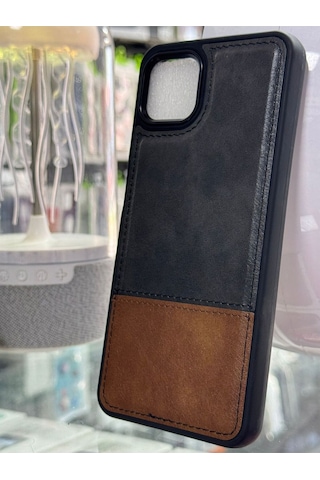 Samsung Galaxy A04 Uyumlu Suni Deri Kılıf