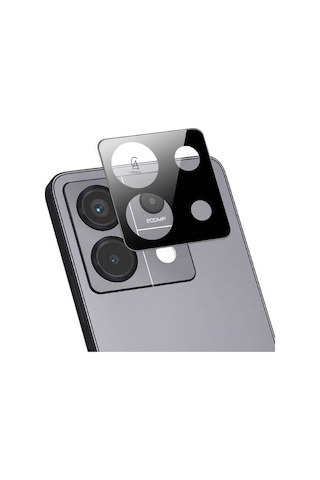 Xiaomi Redmi Note 13 Pro 5g Uyumlu Kamera Lens Koruyucu Tam Kaplayan Kavisli Kamera Lens Koruyucu