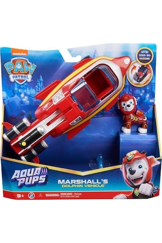 Paw Patrol Aqua Temalı Araçlar Marshalls Dolphin Vehicle 20139008
