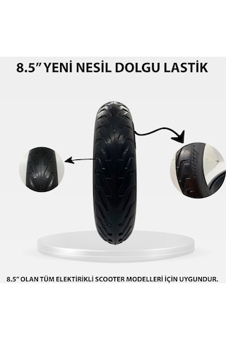 Xiaomi 8.5 İnç Elektrikli Scooter Dolgu Patlamaz Lastik Sway