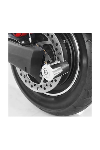 Motosiklet ,su Geçirmez Disk Kilidi Hatırlatma Kablolu Gümüş