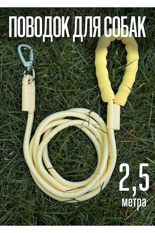 Freedsy Köpekler İçin 2.5 Metre Sarı Naylon Tasma 480667607 Gri