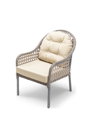 Zen Çay Seti Bahçe ve Balkon Mobilyası Takımı (1+1+Sehpa) Krem