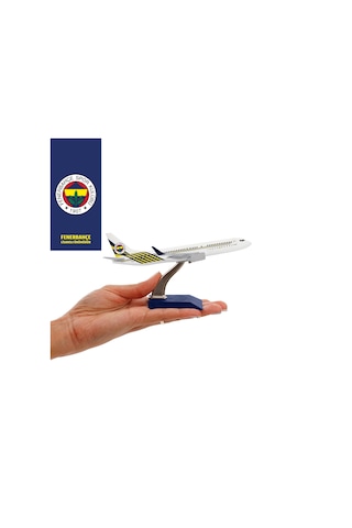 Zekupp Boeing 737-800 1/250 Ölçek Fenerbahçe Lisanslı Beyaz Tasarım Maket Uçak