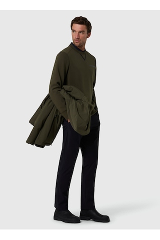 North Sails Yeşil Erkek Bisiklet Yaka Regular Fit Baskılı Sweatshirt Ns0000691336 Koyu Yeşil