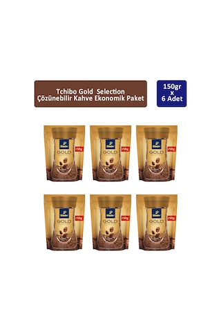 Tchibo Gold Çözünebilir Kahve 6 x 150 G