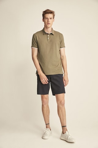 Grımelange Noah Erkek Haki Polo Yaka Slim Fit T-shirt